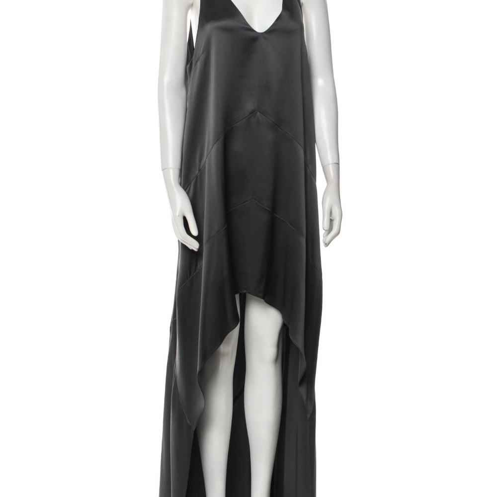 Narciso Rodriguez Dark Grey High Low Dress